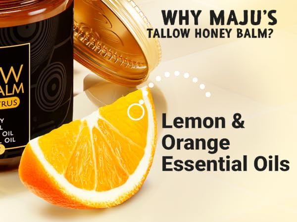 Tallow Balm with Raw Honey - Moisturizing Cream for Soft Smooth Skin - Handmade All-Natural Moisturizer